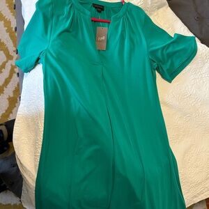 J. Jill Vibrant Green Dress